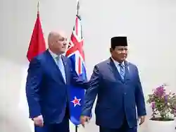 Prabowo dan PM Selandia Baru Berkomitmen untuk Meningkatkan Kerja Sama Bilateral